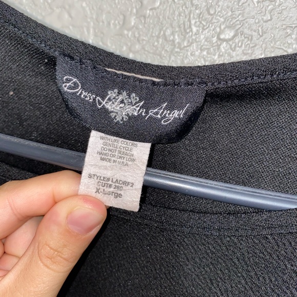 ❌SOLD❌  🖤Black Dress Like An Angel Dress🖤 - Picture 4 of 4